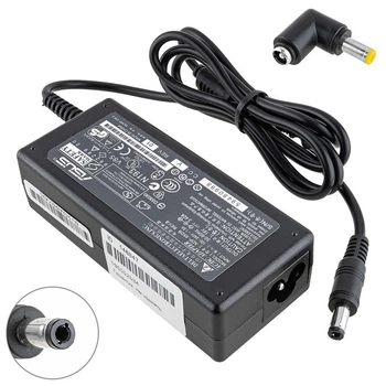 Блок живлення для ноутбука ASUS 19 V, 3.42 A, 65 W, 5.5*2.5 мм, L-подібний роз'єм із перехідником, black