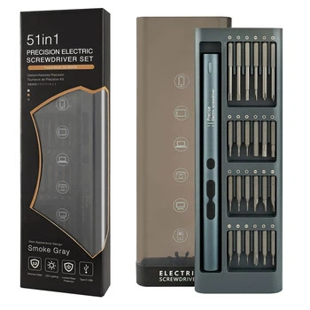 Електрична акумуляторна викрутка з насадками 51в1 в кейсі 350mAh KS-882038-51 N30