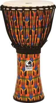 Джембе Toca Freestyle Rope Tuned SFDJ-12K 12" Kente Cloth (RG-TO803220)