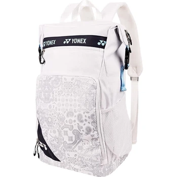 Сумка для бадмінтону YONEX BA249CR, спортивний рюкзак, біло-синя