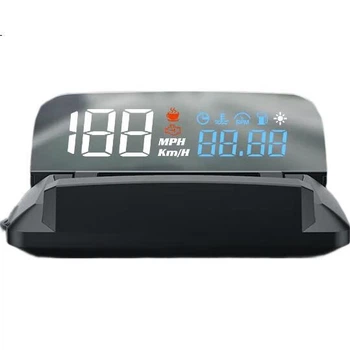 Zianpingxian (ActiSafety) H400S синьо-білий проекційний дисплей HUD, вбудований бортовий комп'ютер керування OBD, плаваючий дисплей