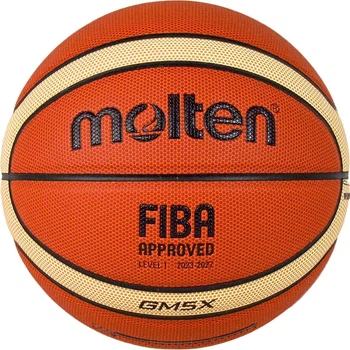 Баскетбольный мяч Molten No. 5 GM5X, одобренный FIBA, подходит для детского сада, начальной школы, подростков, тренировок и соревнований в помещении и на открытом воздухе.