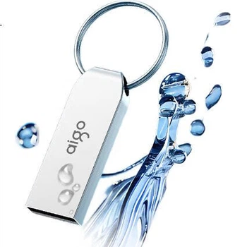 Флеш-накопичувач Aigo 128 ГБ USB 2.0 U268 компактний портативний металевий USB-накопичувач для офісу та комп'ютера