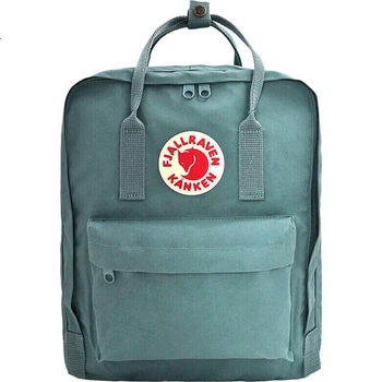 Рюкзак FJALLRAVEN, Повсякденна сумка великої місткості для жінок та чоловіків, Шкільний портфель 23510-664 Морозно-зелений 16л