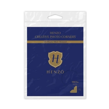 Фотоуголки Henzo Colourful Black 108шт.
