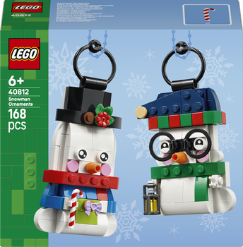 Конструктор LEGO Прикраси зі сніговиком 168 деталей (40812)