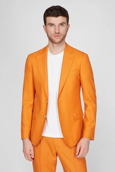 Чоловічий помаранчевий вовняний піджак SUMMER PARTY Gant 52 7705149