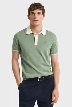 Чоловіче зелене поло MODAL BLEND Gant XXL 8030237