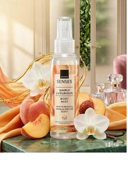 Спрей для тіла "Персик та ваніль" - Avon Senses Simply Luxurious Body Mist 100ml