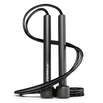 Скакалка Active Point ПВХ 2,8 м Черная Регулируемая длина