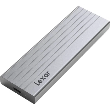 Портативний корпус для жорсткого диска Lexar M.2 NVMe, інтерфейс Type-C 3.2, зовнішній корпус для SSD, сумісний з SSD-накопичувачами ноутбуків Apple 17 дюймів, потужне тепловідведення