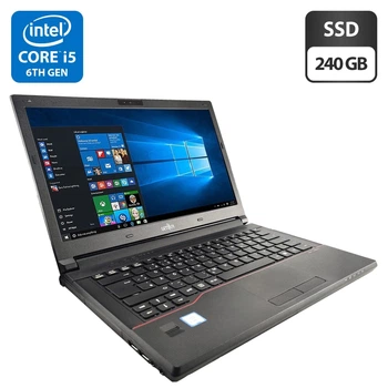 Ноутбук Fujitsu LifeBook E546 / 14" (1920x1080) IPS / Intel Core i5-6200U (2 (4) ядра по 2.3 - 2.8 GHz) / 4 GB DDR4 / 240 GB SSD / Intel HD Graphics 520 / WebCam б/у