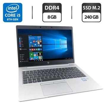 Ультрабук HP EliteBook 840 G6 / 14" (1920x1080) IPS / Intel Core i5-8265U (4 (8) ядра по 1.6 - 3.9 GHz) / 8 GB DDR4 / 240 GB SSD M.2 / Intel UHD Graphics 620 / WebCam б/у