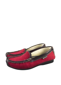 Мокасини жіночі червоні з конопель Україна Canape Scarpe - розмір 38 (24,5 см)