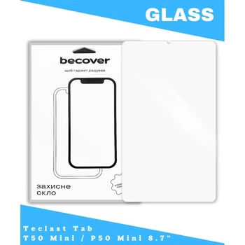 Скло захисне BeCover Teclast Tab T50 Mini / P50 Mini 8.7" (ek18666)