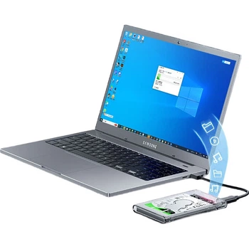 Корпус для жесткого диска ORICO Type-C, 2.5", USB 3.1 Gen2/10 Гбит/с, прозрачный, модель 2139C3-G2
