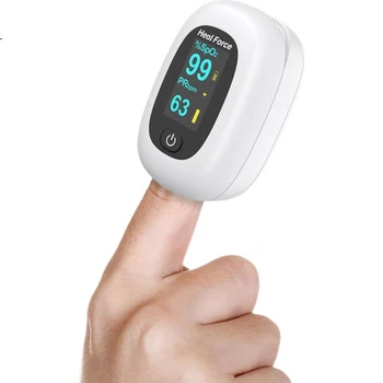 Пульсоксиметр Heal Force на пальці, насичення крові киснем, монітор серцевого ритму