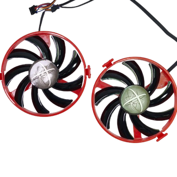 Вентилятор (кулер) First D 53868 для відеокарти XFX RX 460 комплект 2шт (FDC10U12S9-C)