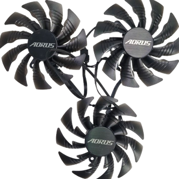 Вентилятор (кулер) Everflow 3178 для відеокарти Gigabyte Aorus Extreme GTX 1080 / 1080 Ti комплект 3шт