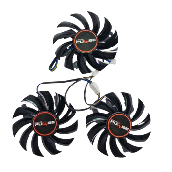 Вентилятор (кулер) NTK 35859 для відеокарти Sapphire RX 5600 XT Pulse Pro комплект 3шт (FDC10H12D9-C)