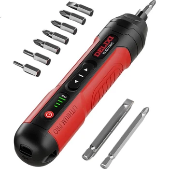 Электроотвертка DELIXI ELECTRIC (DELIXI), многофункциональная отвертка, мини-отвертка, набор ручных отверток.