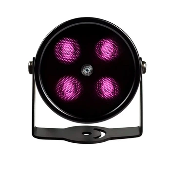 Уличный Прожектор инфракрасный ИК для камеры 4 LED 60 градусов до 50 метров ESCAM 460 Черный