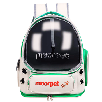Рюкзак с Иллюминатором MoorPet Orbit Прозрачное Окошко Рюкзак Переноска для Котов 42×34×27 см Водоотталкивающий с Вентиляцией и Боковыми Карманами Для Кошек и Маленьких Собак до 8 кг
