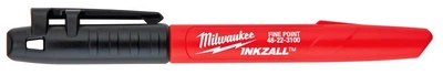 Маркер для будмайданчика InkZAll MILWAUKEE, тонкий, чорний (48223100)