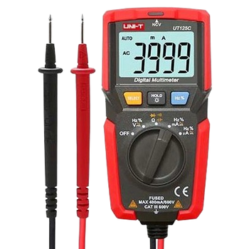 Мультиметр UNI-T UTM 1125C із широким набором електричних вимірювань Червоний (UT125C)