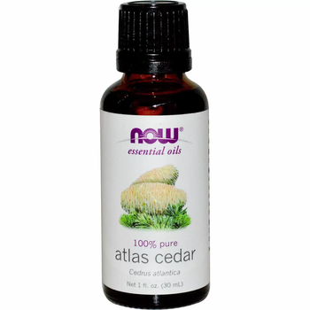 Эфирное масло атласского кедра NOW Foods (100% pure atlas cedar) 30 мл NOW07526