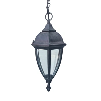 Світильник вуличний підвісний Lusterlicht QMT 1355S California I антич/бронза Е27