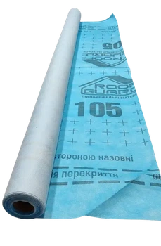 Мембрана 105 (30 м2-рулон) ЕСО RoofGuard гидроизоляционная, супердиффузионная трёхслойная