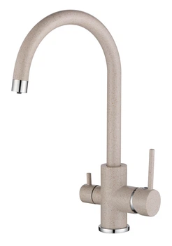 Смеситель с подключением фильтра Aquasanita 2963-110 Beige