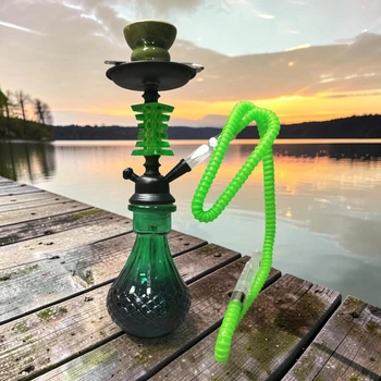 Кальян Hookah Dafna Green 0151-1 высотой 36 см на 1 персону