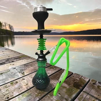 Кальян Hookah Dafna Green 0151-1 Plus высотой 41 см на 1 персону