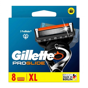 Сменные картриджи для бритья (Лезвия) мужские Gillette ProGlide 8 шт