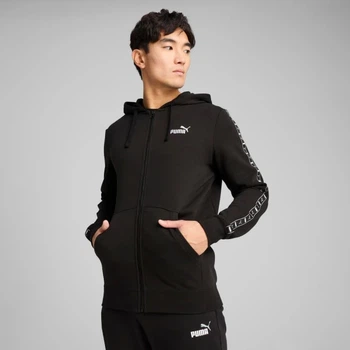 Толстовка ESS TAPE Full-Zip Hoodie 68467801 L Чорний 68467801 S