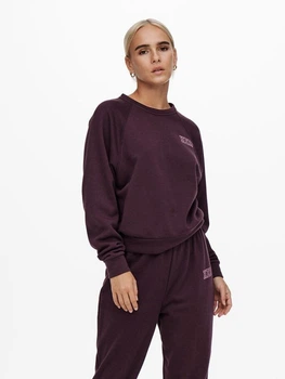 Толстовка ONLLULA L/S RAGLAN SWT 15244345-Winetasting-Print:HERO ONLY M Бордовий 15244345-WINETASTING-PRIN XS