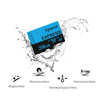 Карта пам'яті microSDXC (UHS-1 U3) Apacer Express 128Gb class 10 V30 A1 Read/Write:810/700 MB/sec (Compatible with Nintendo Switch 2)