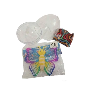 Aras Пластикове яйце з іграшкою та солодким драже Butterfly Метелики 1 шт