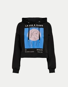 Толстовка 15243426-Black-AOP:Paris ONLY L Чорний 15243426-BLACK-AOP:PARIS L