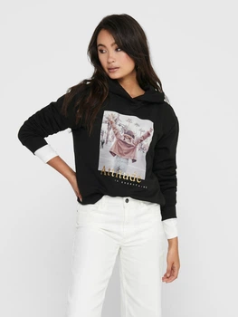 Толстовка 15216381 Black ONLY L Чорний 15216381BLACK L