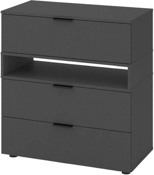 Комод Меткас Home А026 800x870x420 мм Антрацит (МА026-AA)