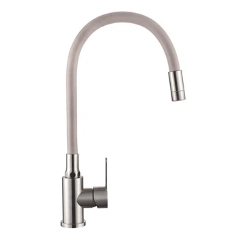 Змішувач для кухні, 2-функц, Ksanti Inox, BZ-37-i03, inox/кавовий /хром