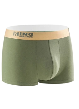 Чоловічі бавовняні труси боксери King Comfort (2089-52-01) Зелений 52 No Brand (3XL)