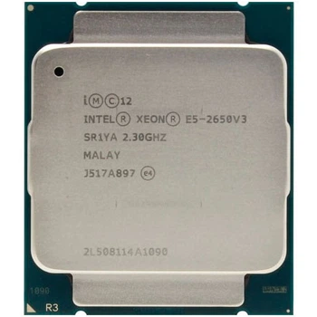 Процесор Intel Xeon E5-2650v3 / 2.3-3.0 GHz / 10/20 Сores / 25 MB L3 / LGA2011-3 - Б/У