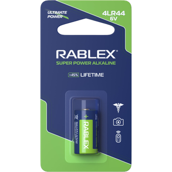 Батарейка Rablex 4LR44 Alkaline 6V
