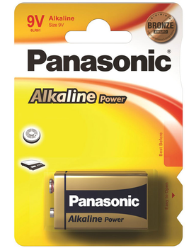 Батарейка Крона Panasonic 6F22 9V Alkaline 1шт