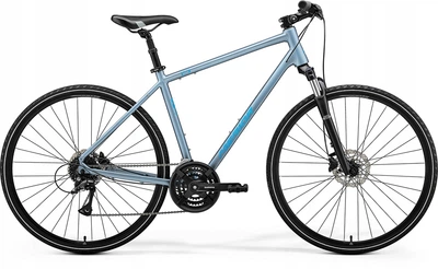 Велосипед Merida CROSSWAY 20 L(55) SILK STEEL BLUE(BLUE)