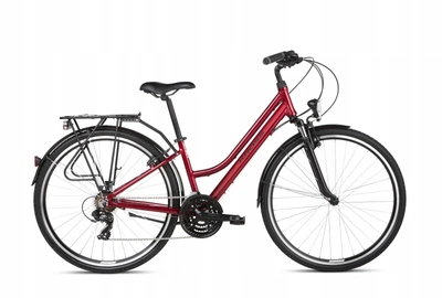 Велосипед Kross TRANS 1.0 D red M-17" 28" 2022р